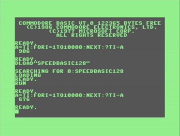 SpeedBASIC128 screenshot